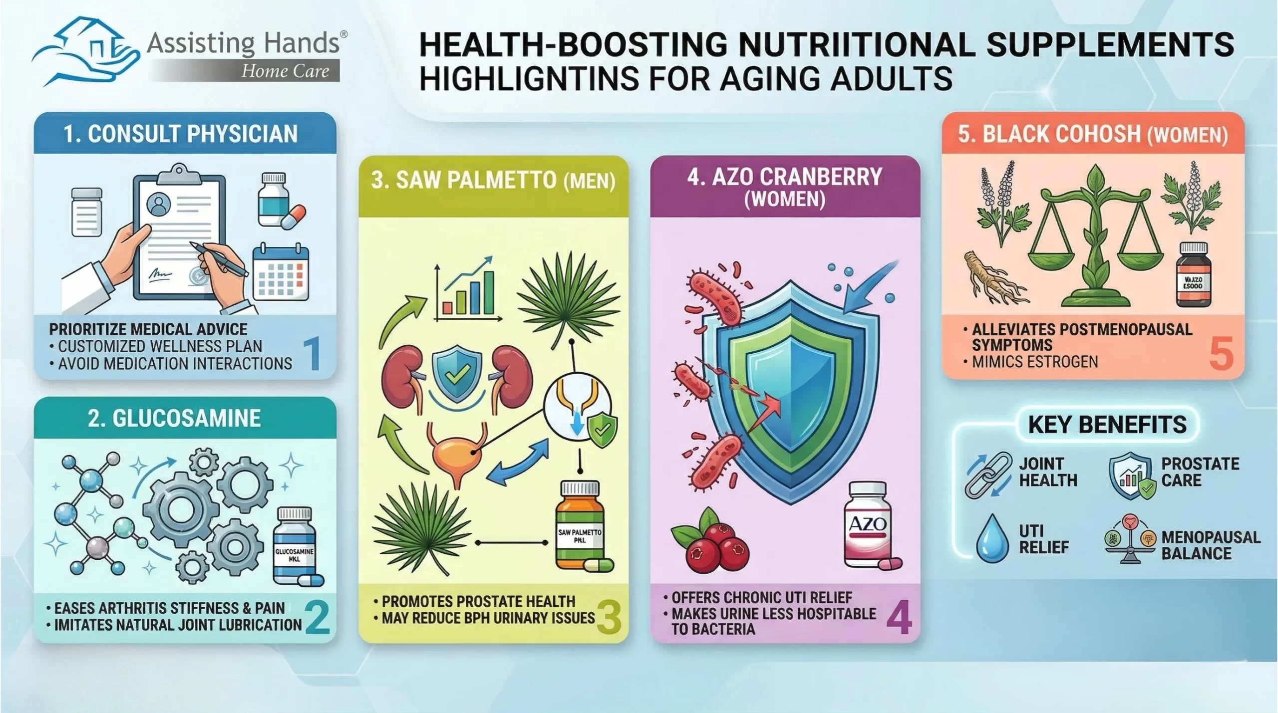 Health-Boosting Nutritional Supplements for Aging Adults