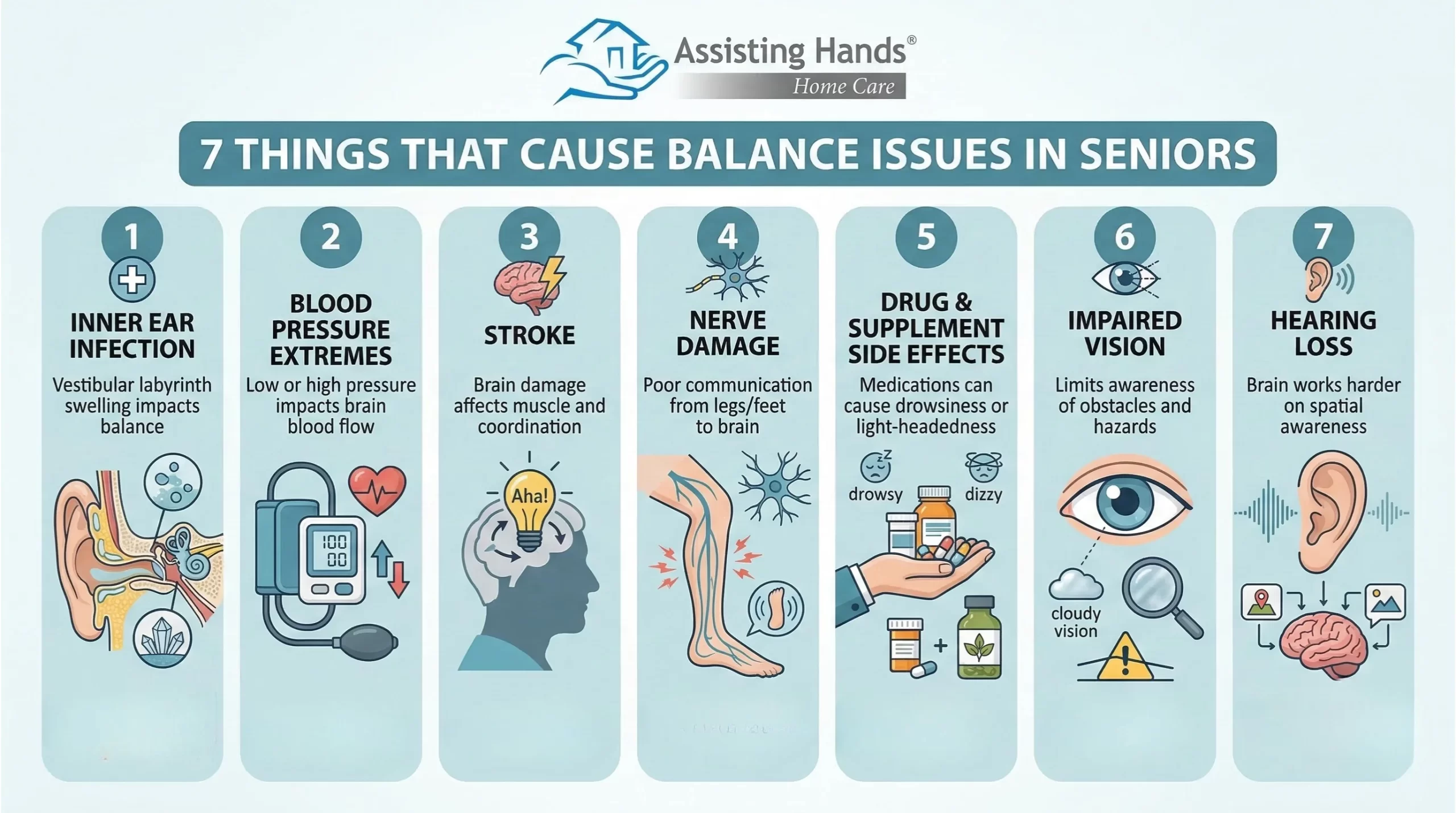 7 Things that Cause Balance Issues in Seniors
